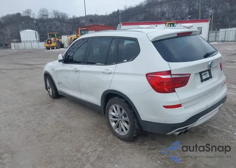 2017 BMW X3 xDrive28I from USA, damaged, VIN 5UXWX9C30H0W74028